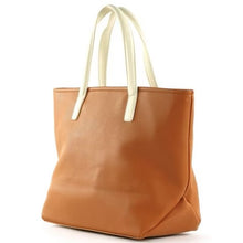 Mario Valentino VBS6T901 Tan & Ivory Tote Handbag