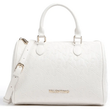 Mario Valentino Relax VBS6V007 White Shoulder Strap Barrel Handbag