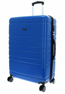 Mario Valentino VV6Q701BXK1 Electric Blue Hard Shell Wheeled Suitcases