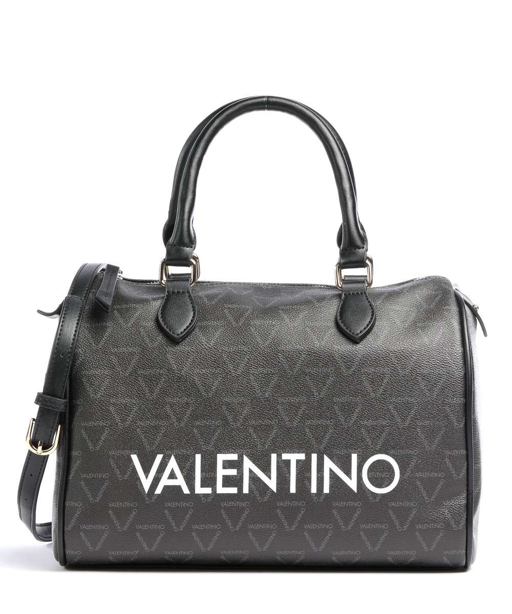 Mario Valentino LIUTO VBS3KG28 Black Multi Colour Barrel Handbag