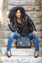 SOCIETY ITALIAN Black Leather Jacket