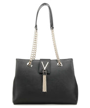 Mario Valentino Divina VBS1IJ06 Black Tote Handbag