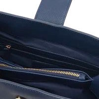 Mario Valentino Divina VBS1IJ06 Navy Tote Handbag