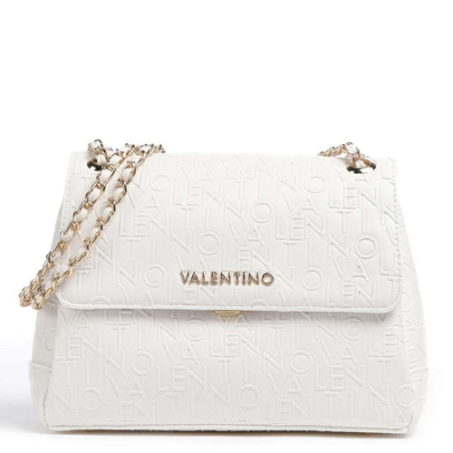 Mario Valentino Relax VBS6V004 White Shoulder Strap Handbag