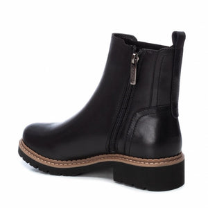 Carmela 160046 Black Leather Ankle Boots