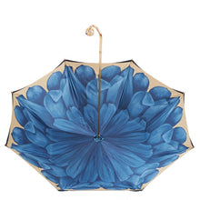 PASSOTI P17 - LUXURY Blue Dahlia Double Cloth Umbrella's