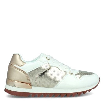 MB 21209 Champagne, Rose Gold & White Sneakers