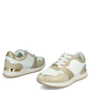 MB 21487 Champagne & Gold Sneakers