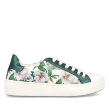 MB 21622 White & Green Floral Sneakers