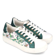 MB 21622 White & Green Floral Sneakers