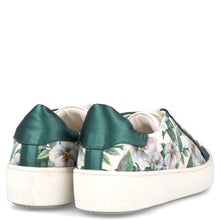 MB 21622 White & Green Floral Sneakers