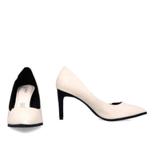 MB 22729 Ivory White Mid Heels