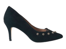 MARIAN 2709 Black Suede Leather Mid Heels
