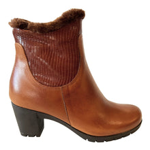 Pitillos 3514 Tan Leather Ankle Boots