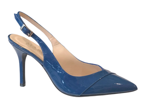 Marian3629 Royal Blue Patent Leather High Heels