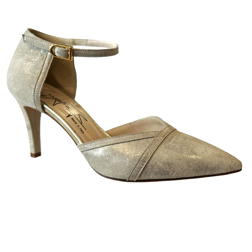 Giorgia B 56397 Champagne Mid Heels