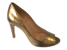 Bian600RF Metallic Bronze Leather High Heels