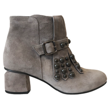 ALBANO 8135 Taupe Suede Ankle Boots