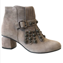 ALBANO 8135 Taupe Suede Ankle Boots