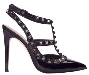 Siren Adora Black Patent Leather High Heels