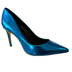 CARRANO 195009 Cobalt Blue Metallic High Heels