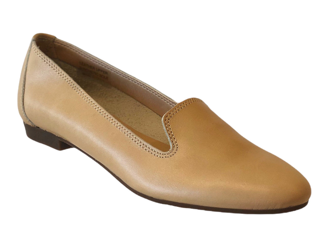 Womens tan sale leather flats