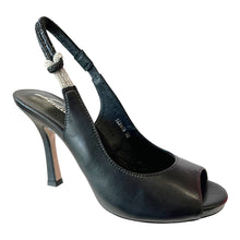 LB LL341A Black Leather High Heels