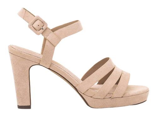 MM67714RF Suede Blush Nude Block Heels