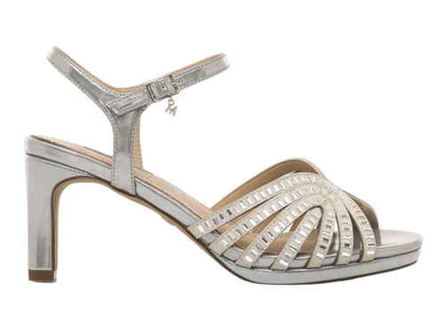 MM68061RF Silver Mid Heels