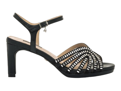 MM68061RF Black Mid Heels