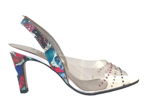 Azuree NALIO 96EC Multi Colour Leather / Synthetic Low Mid Heels