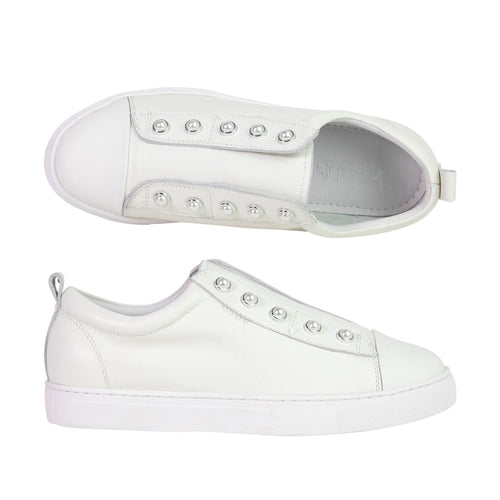 HINAKO Pearl White Sneakers