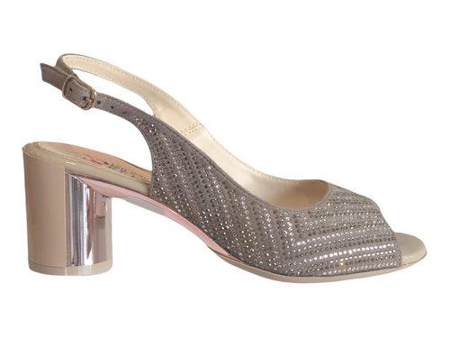 REP42576 TAUPE Block Heels