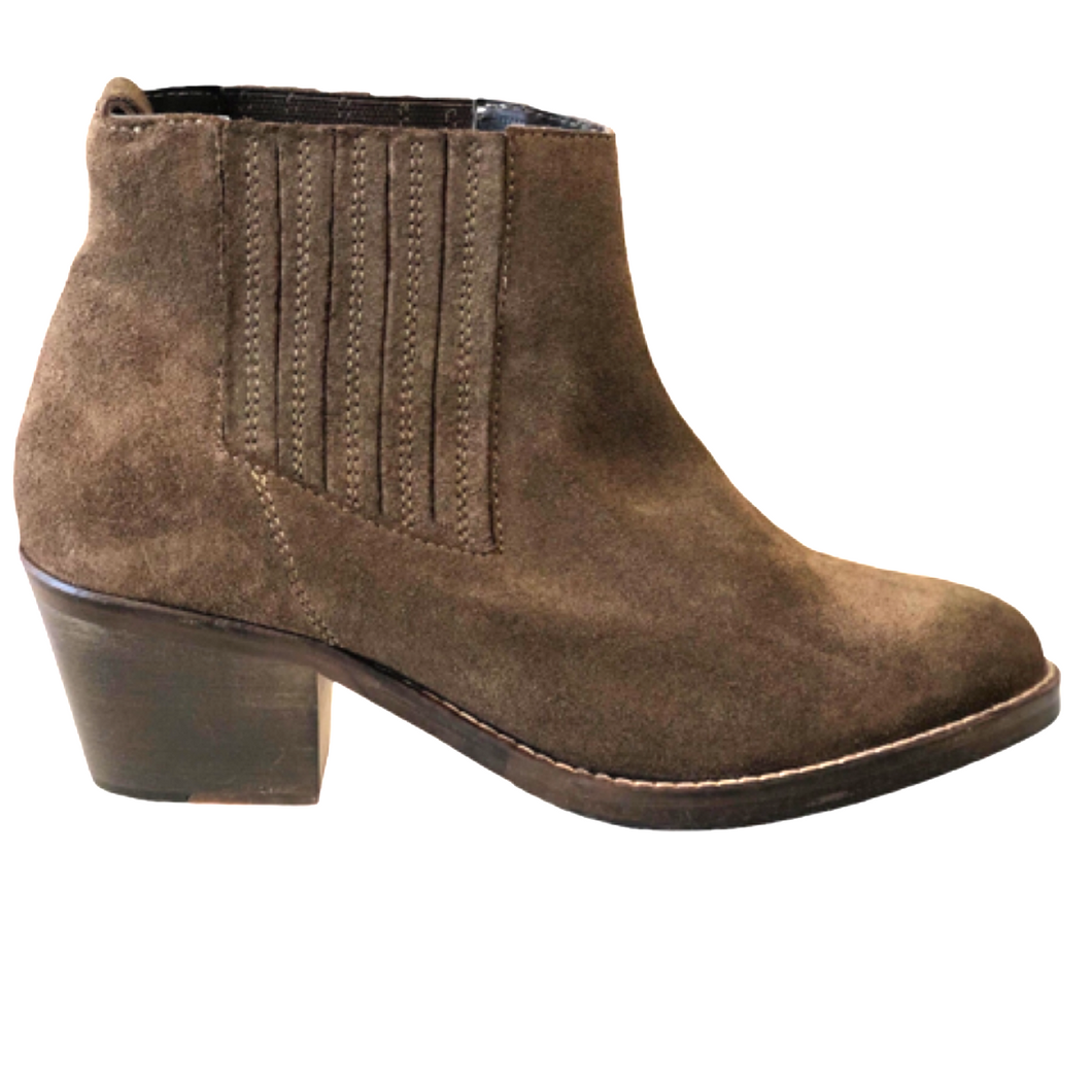 Siren Indiana Brown Suede Ankle Boots