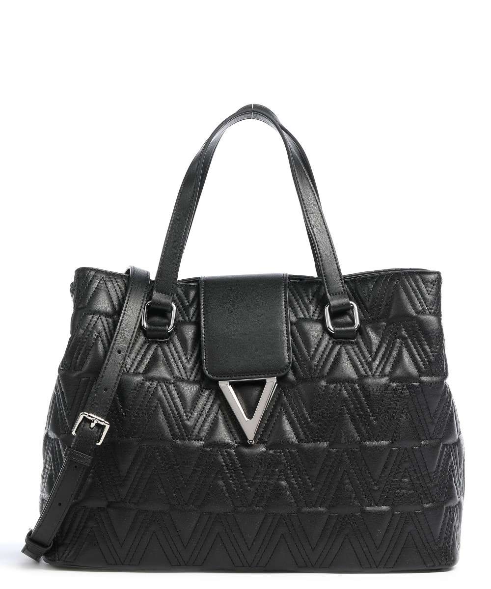 Mario Valentino 5YR01 Black Tote Handbag