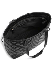 Mario Valentino 5XD01 Black Tote Quilted Handbag